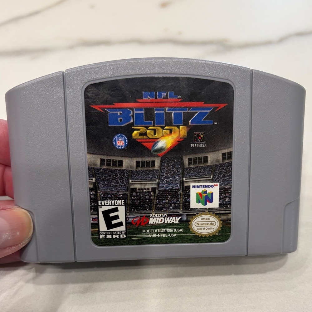 Midway NFL Blitz 2001 Excellent Arcade Football Nintendo 64 N64
